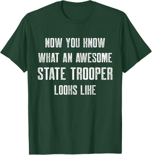 State Trooper Law Enforcement T-Shirt - T-Shirt | Forest