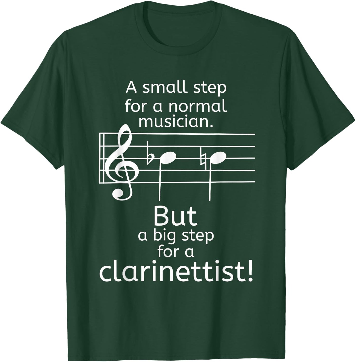 Funny Clarinet Musician Orchestra Clarinettist Design T-Shirt - T-Shirt | Forest
