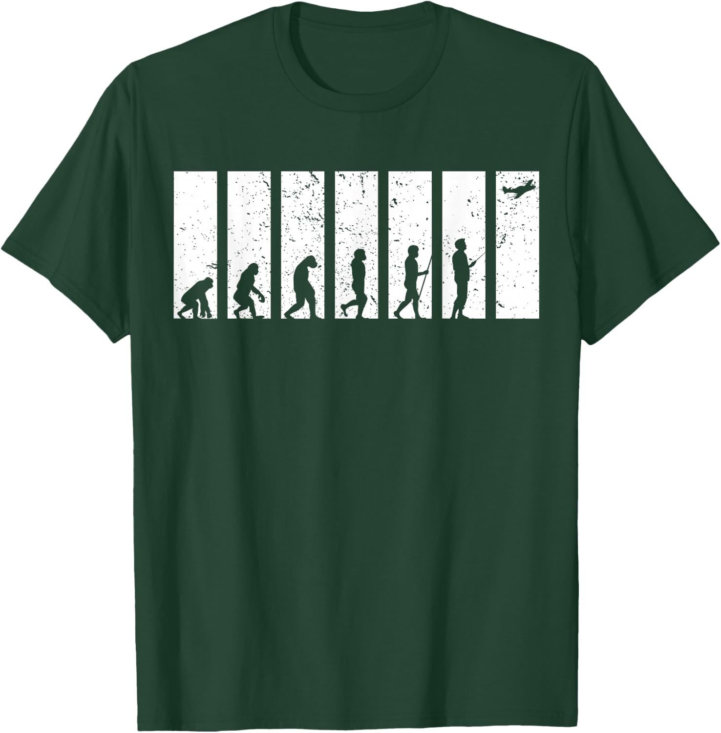 Evolution Model Flying Funny RC Airplane Aviator Gifts T-Shirt - T-Shirt | Forest