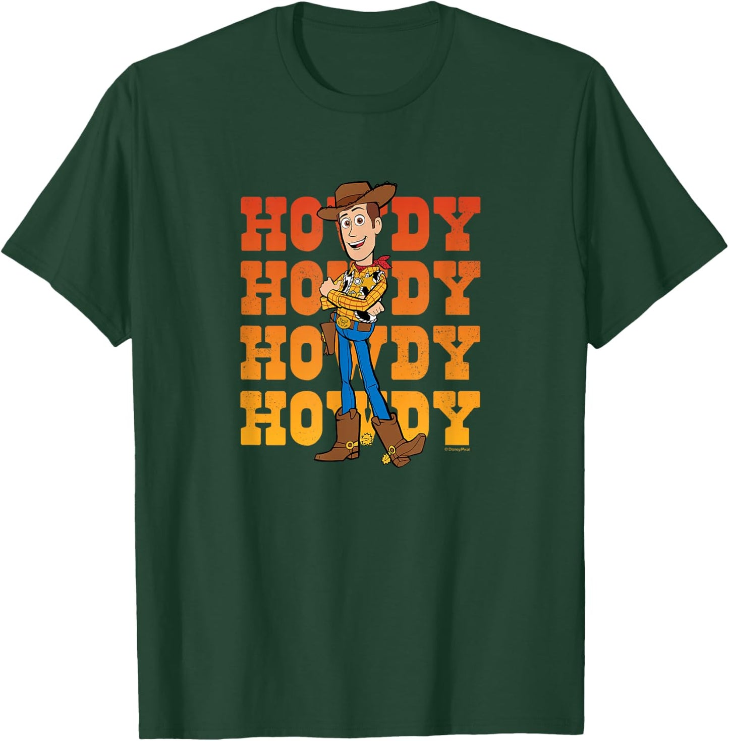 Toy Story - Woody Howdy T-Shirt - T-Shirt | Forest