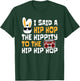 Funny Easter Hip Hop Hippity Happpy Cotton - Classic Fit, Short Sleeve, Black T-Shirt - T-Shirt | Forest