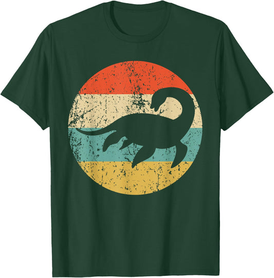 Loch Ness Monster Retro Nessie T-Shirt - T-Shirt | Forest