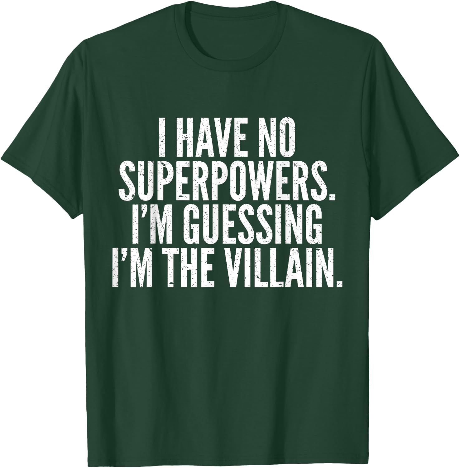Superhero Villain Funny Hero Comic Nerds & Geeks T-Shirt - T-Shirt | Forest