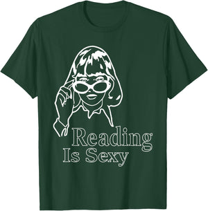 I Love Reading Bookish Abibliophobia Reading is Sexy T-Shirt - T-Shirt | Forest
