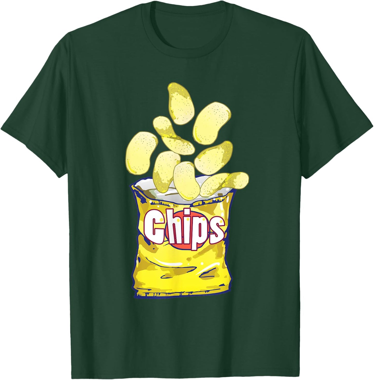 Game Day Potato Chips T-Shirt - T-Shirt | Forest