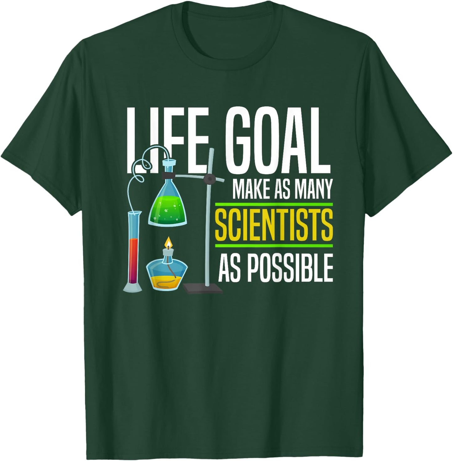 Scientist Professor Laboratory Research - Science T-Shirt - T-Shirt | Forest