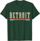 Detroit Michigan Vintage/Retro T-Shirt - T-Shirt | Forest