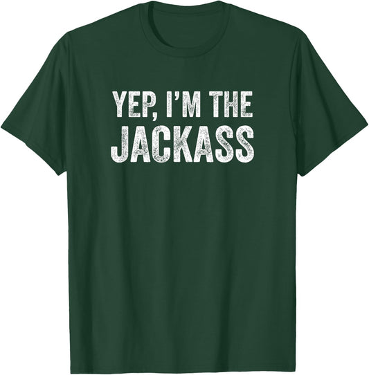 I'm With The Jackass Couples Funny Matching T-Shirt - T-Shirt | Forest
