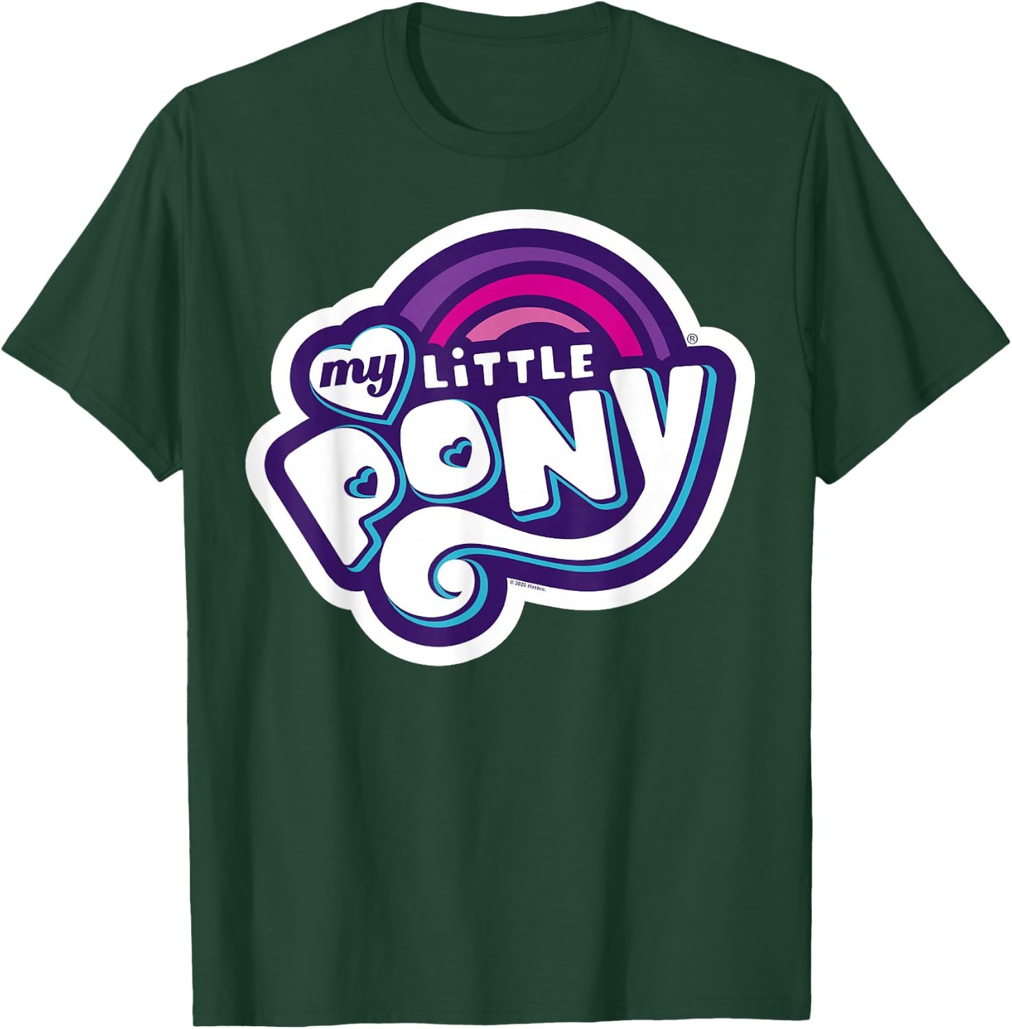 My Little Pony: Friendship is Magic Classic Retro Logo T-Shirt - T-Shirt | Forest