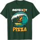 Surfer Boy For Who Love Surfing And Eat Pizzas Summer T-Shirt - T-Shirt | Forest