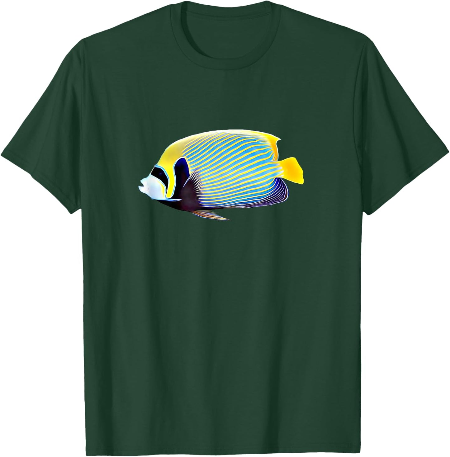 Emperor Angelfish Saltwater reef aquarium fish tank shirt T-Shirt - T-Shirt | Forest