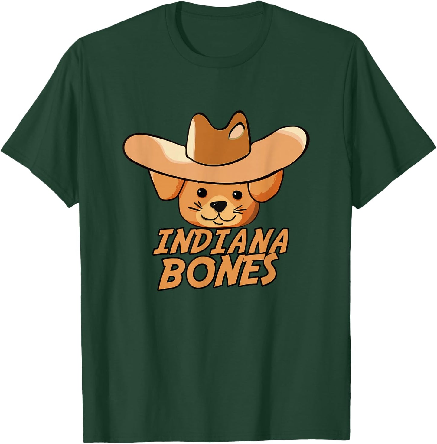 Indiana Bones dog T-Shirt - T-Shirt | Forest