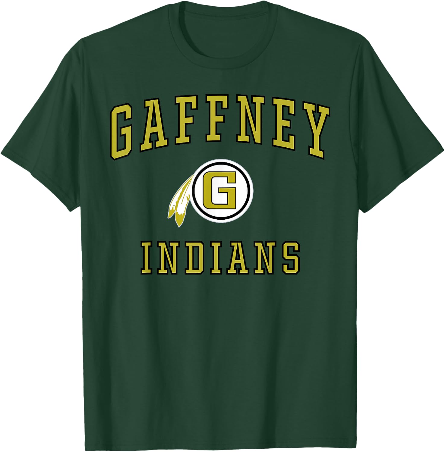 Gaffney High School Indians C1 T-Shirt - T-Shirt | Forest