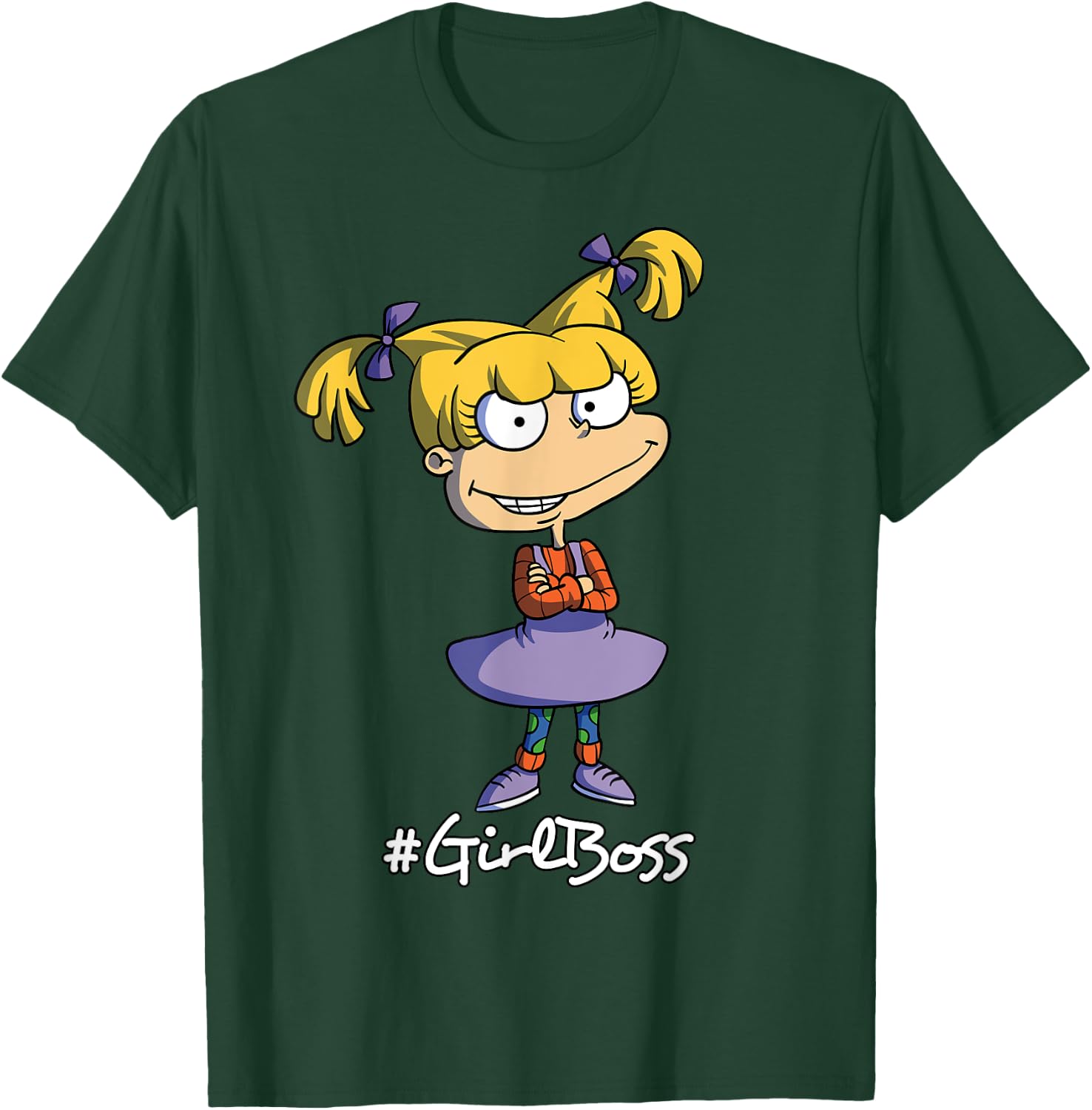 Mademark x Rugrats - Angelica Pickles Girl Boss Rugrats T-Shirt - T-Shirt | Forest