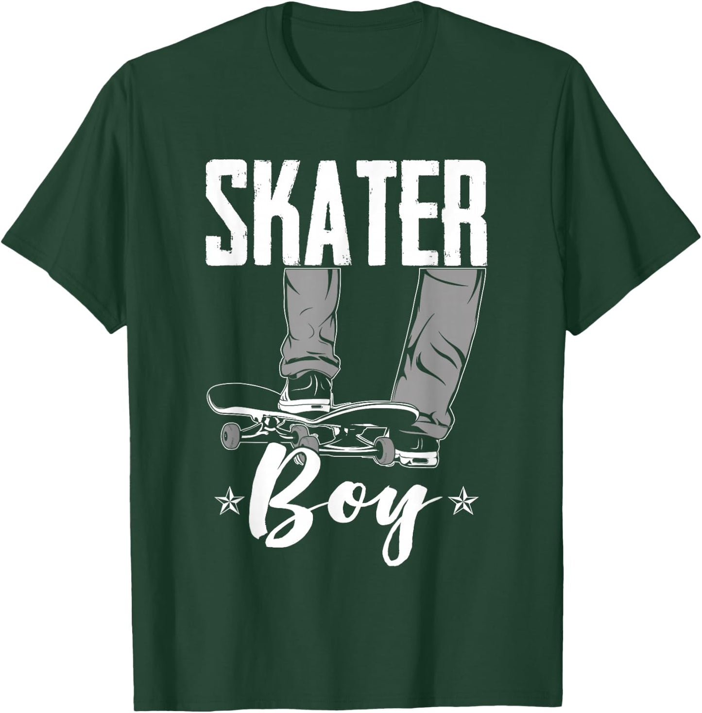 Funny Skateboard Lover Graphic for Boys and Men Skater T-Shirt - T-Shirt | Forest