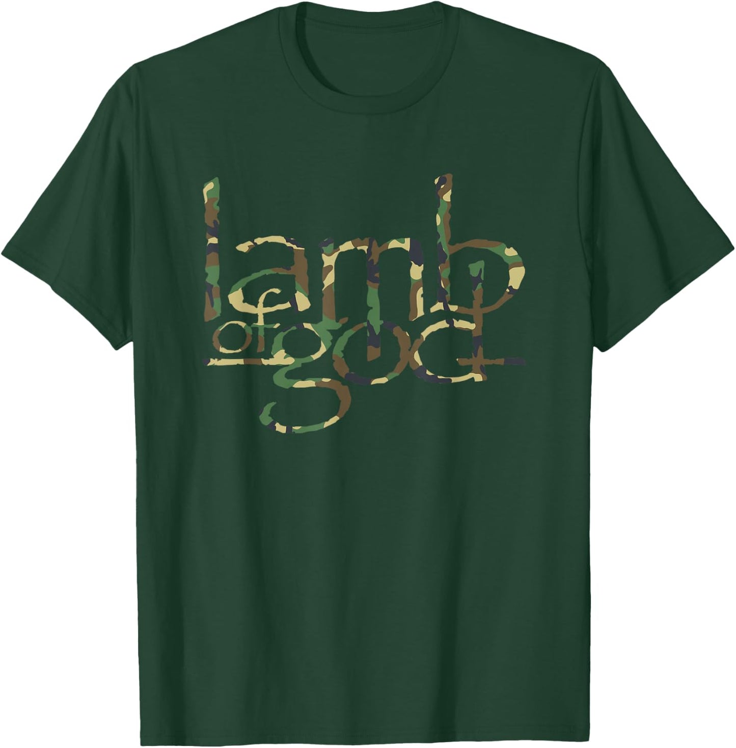 Lamb of God – Memorial Day Camouflage Logo T-Shirt - T-Shirt | Forest