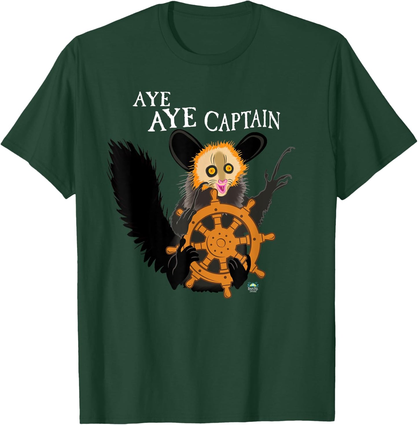 Aye Aye Captain Captain T-Shirt - T-Shirt | Forest