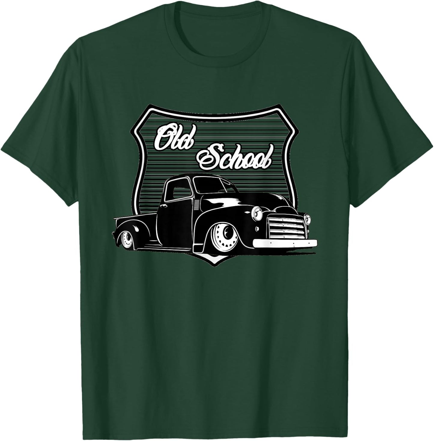 Vintage Truck, Vintage Muscle, Lowrider,Men's Lowrider Truck T-Shirt - T-Shirt | Forest