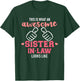 This is What an Awesome Sister-in-Law Looks Like T-Shirt - T-Shirt | Forest