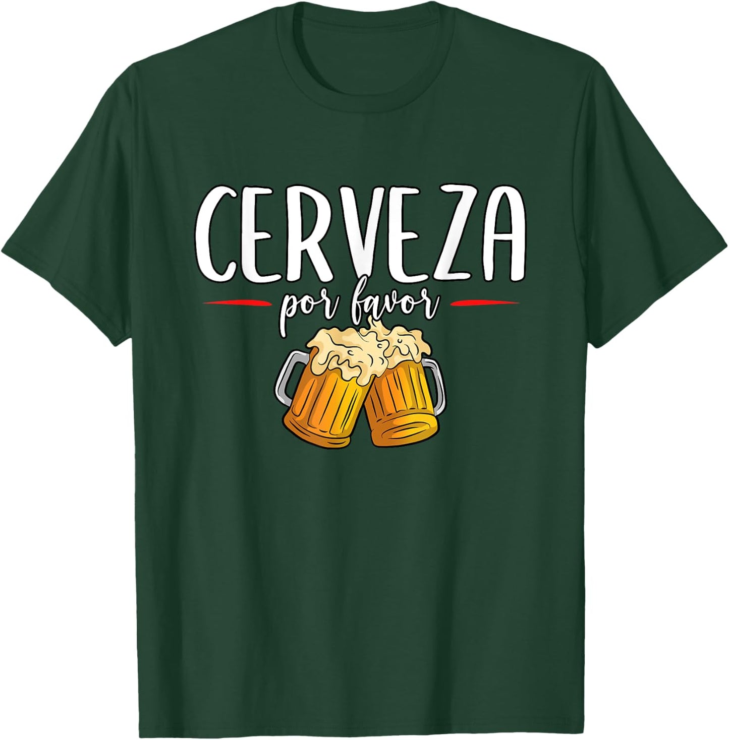Cerveza Por Favor Beer Cinco De Mayo Mexico T-Shirt - T-Shirt | Forest