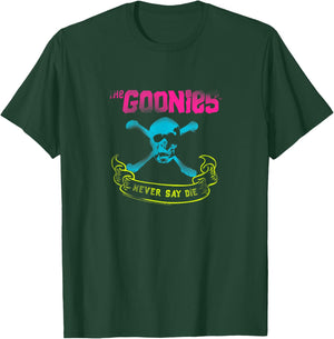 The Goonies Neon Never Say Die Spray Paint Movie T-Shirt - T-Shirt | Forest
