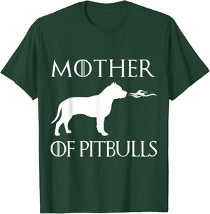 Mother Of Pitbulls Unrivaled Mothers Day Pittie T-Shirt - T-Shirt | Forest