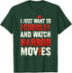 I Just Want To Cuddle And Watch Horror Movies Scary Film T-Shirt - T-Shirt | Forest