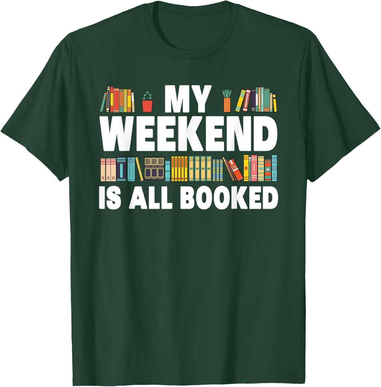 Funny Book Design Women Book Lover Library Reader , Black T-Shirt - T-Shirt | Forest