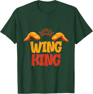 Chicken Wing King Lover T-Shirt - T-Shirt | Forest