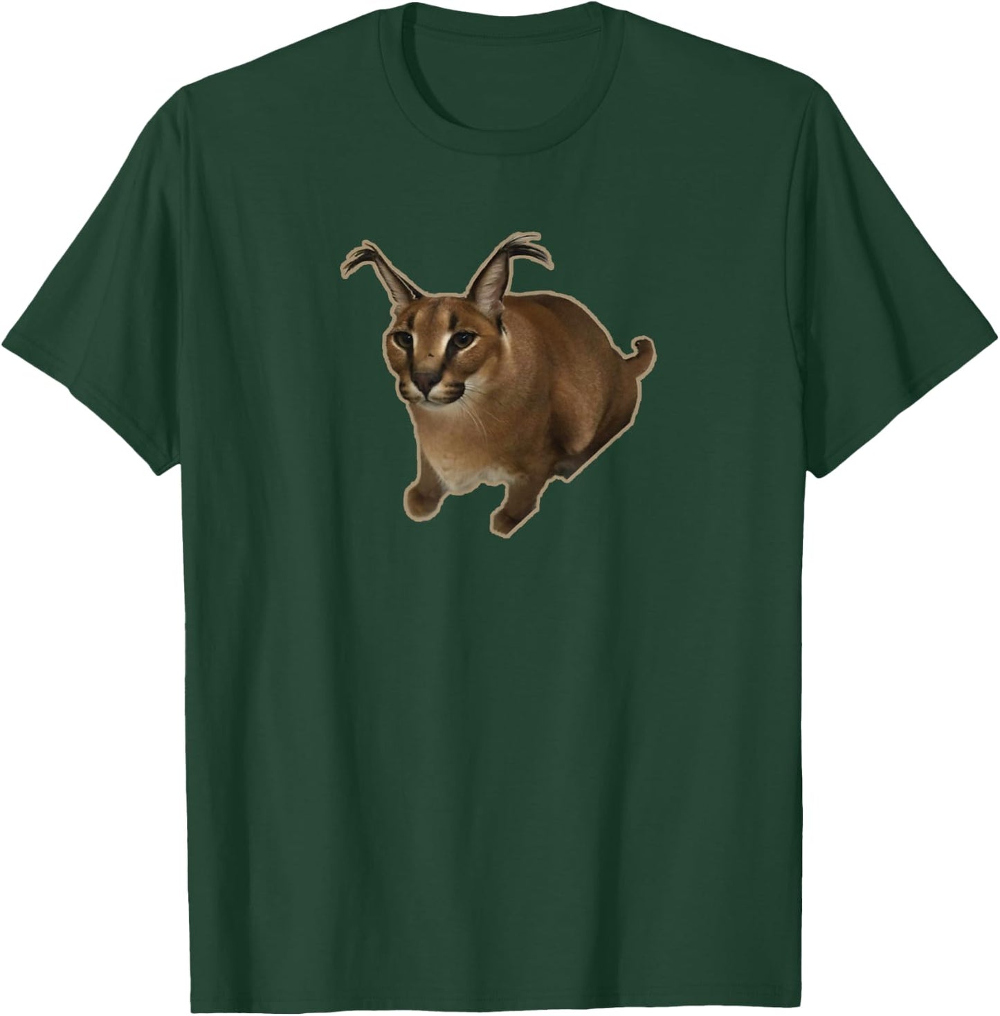 Big Floppa Meme Cat T-Shirt - T-Shirt | Forest