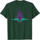 Car Pinstripe Tribal Ornament Pinstripe Graphics T-Shirt - T-Shirt | Forest