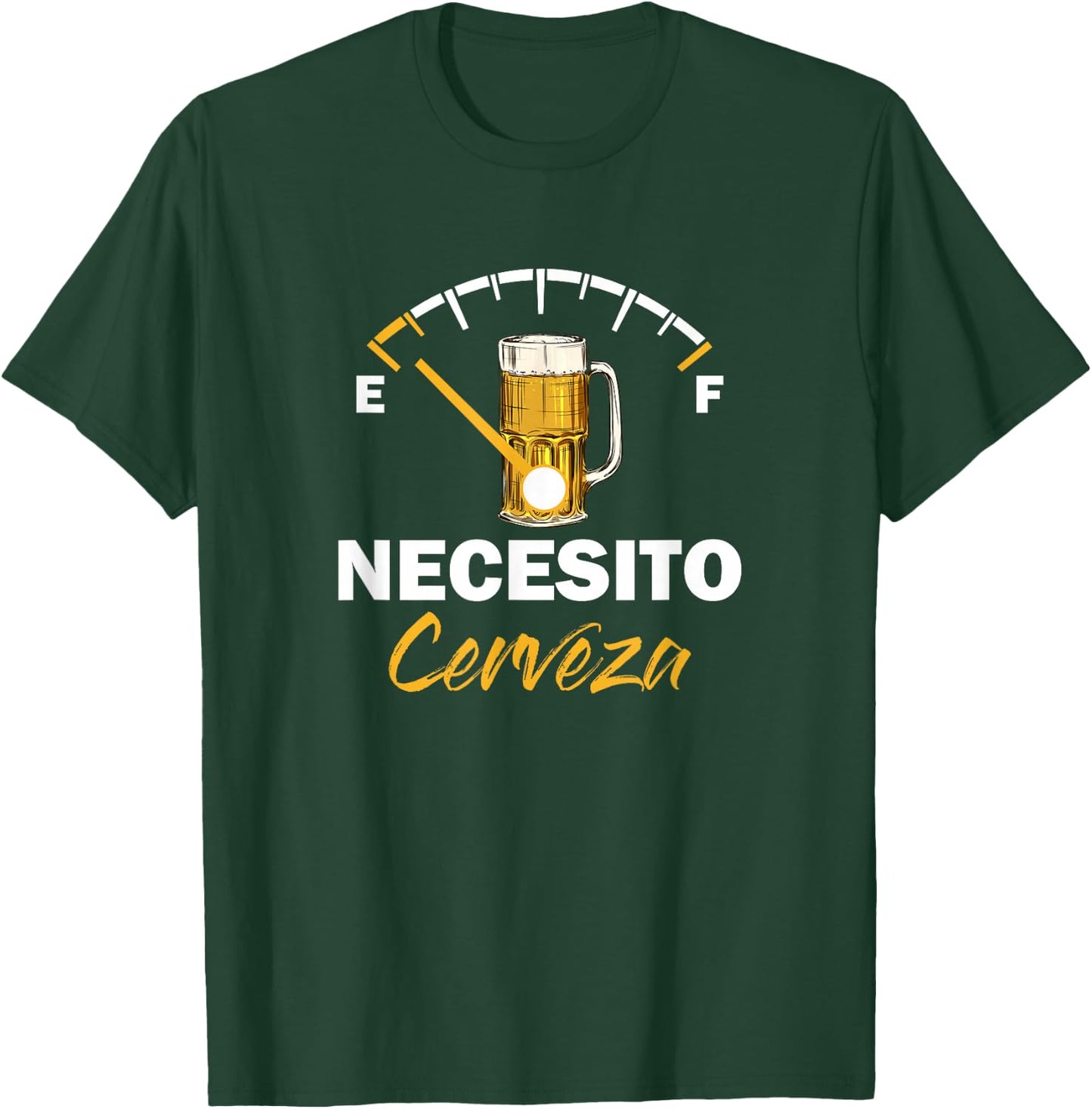 Mexican Beer Necesito Cerveza Cool & Funny Sayings T-Shirt - T-Shirt | Forest