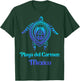 Playa Del Carmen Mexico Sea Turtle Tribal Tattoo Souvenirs T-Shirt - T-Shirt | Forest