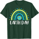 Happy Earth Day 2026 Girls Kids Rainbow T-Shirt - T-Shirt | Forest