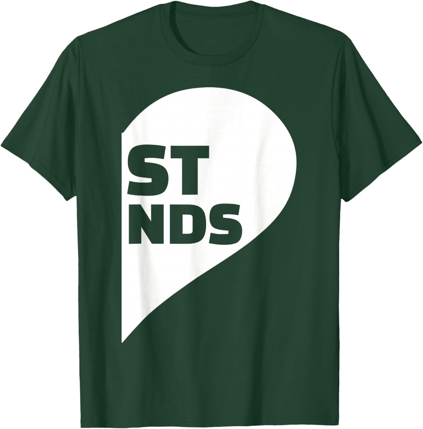 Best Friends Right Half Heart T-Shirt - T-Shirt | Forest