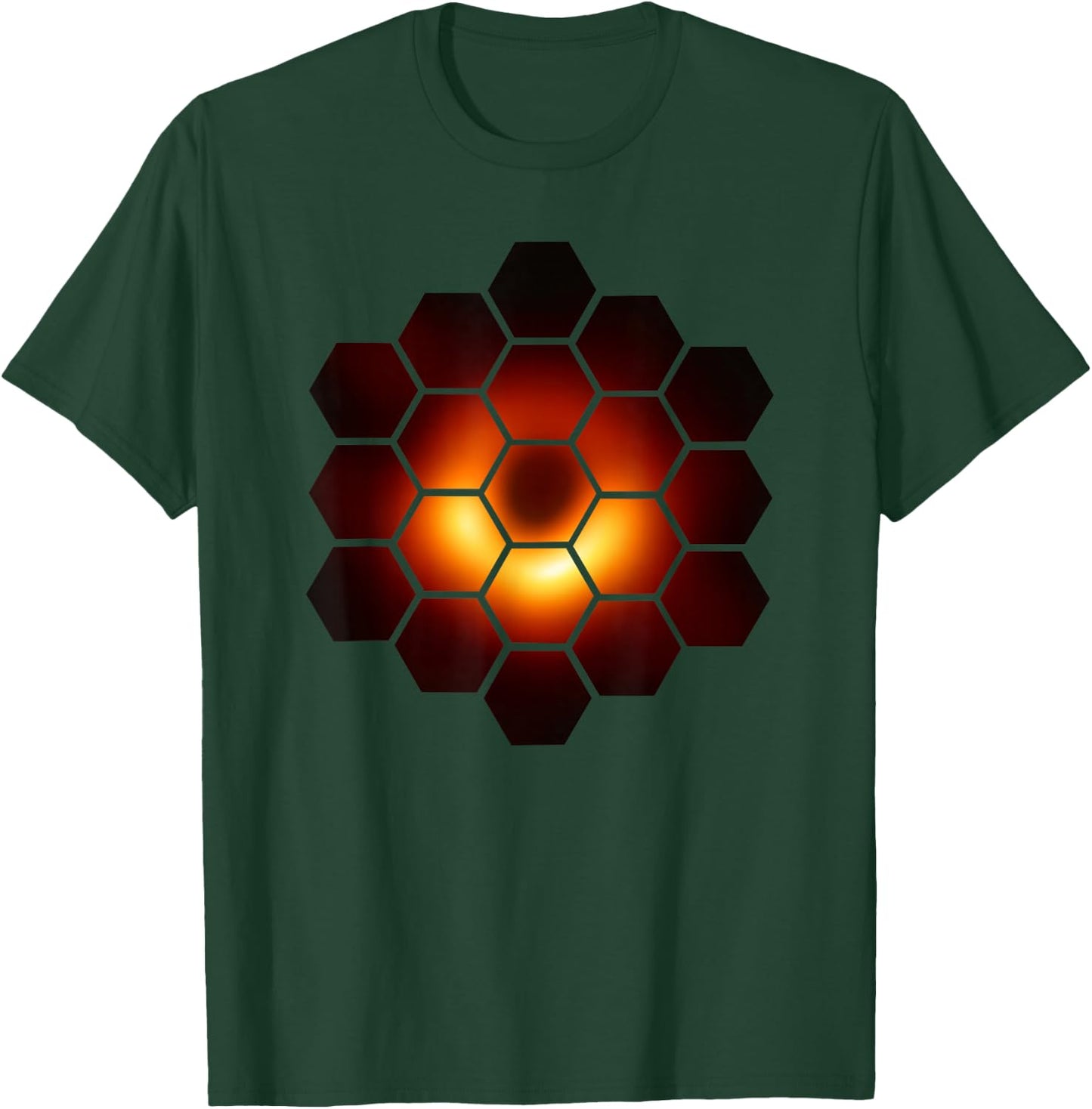First Black Hole Messier 87 Galaxy Planets Astronomy T-Shirt - T-Shirt | Forest