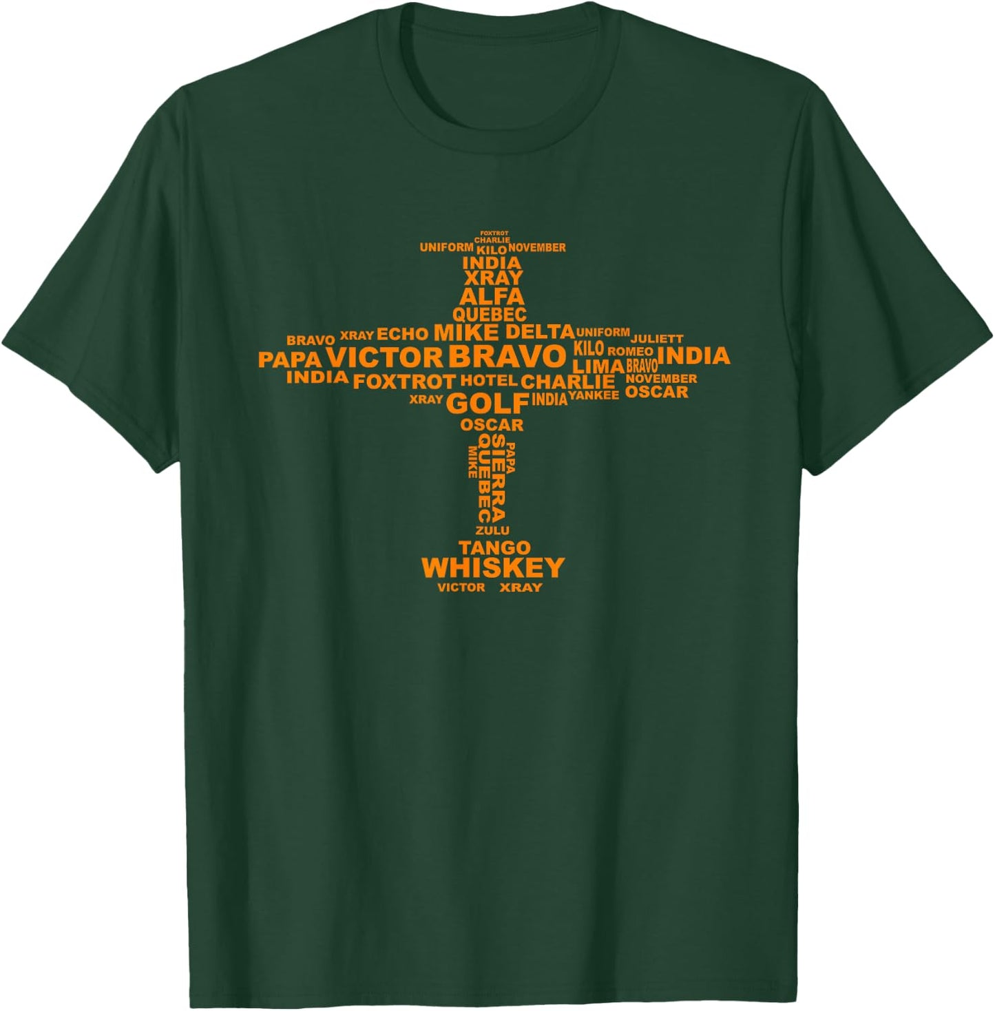 Full Phonetic Alphabet Shirt | Cute Plane Letters Gift T-Shirt - T-Shirt | Forest