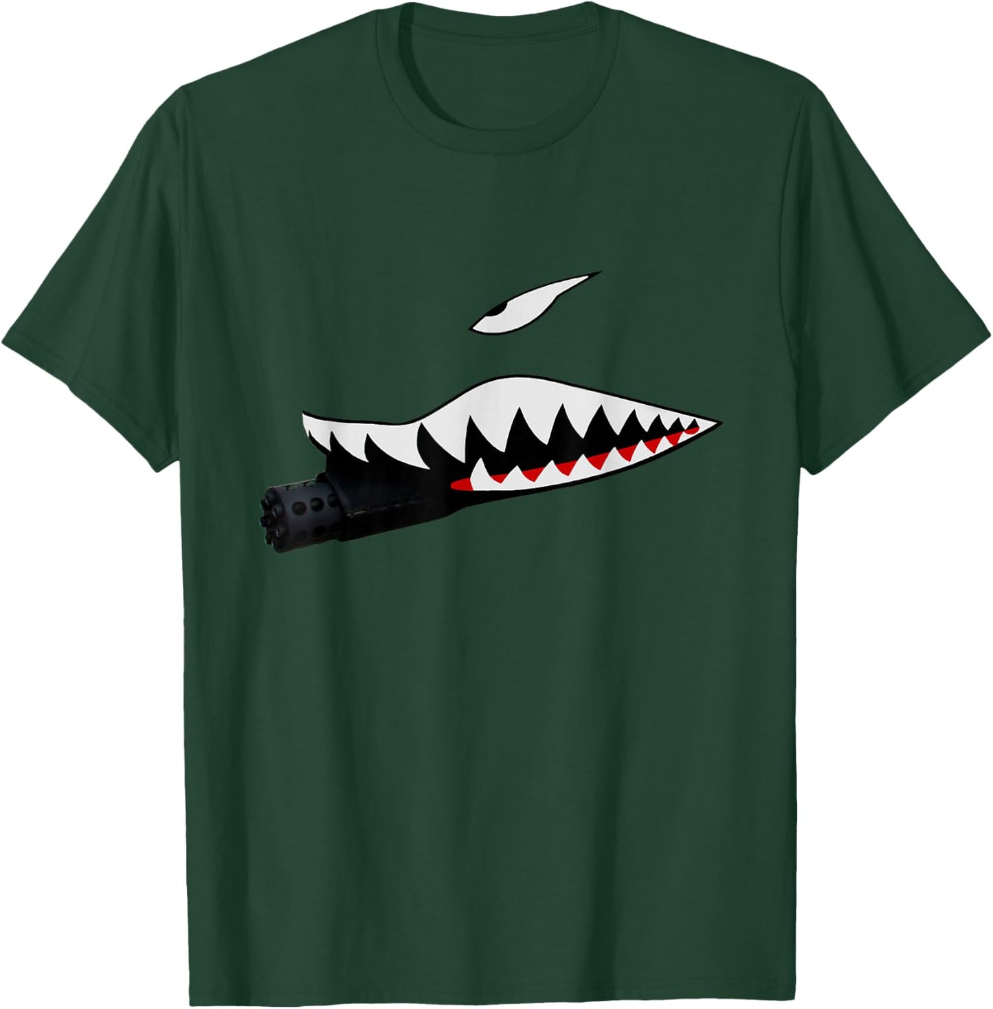 A-10 WartHog - Attack Jet A-10 Thunderbolt Warthog T-Shirt - T-Shirt | Forest