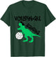 Dinosaur Volleyball Saurus Toddler Boy Biggest Fan Baby Girl T-Shirt - T-Shirt | Forest