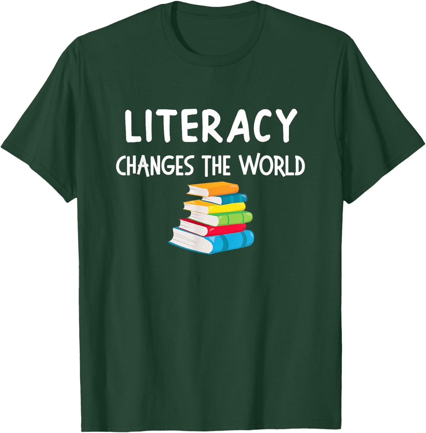 Reading Competence Changed The World Books Lover T-Shirt - T-Shirt | Forest
