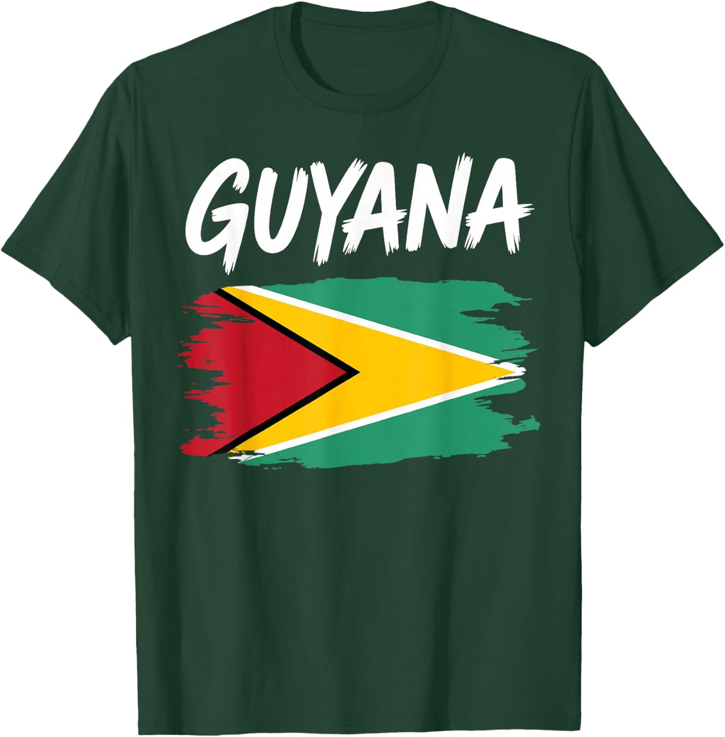 Guyana Flag Outfit Idea & Guyanese Themed T-Shirt - T-Shirt | Forest