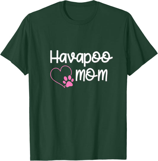 Havapoo Mom Dog Gift T-Shirt - T-Shirt | Forest