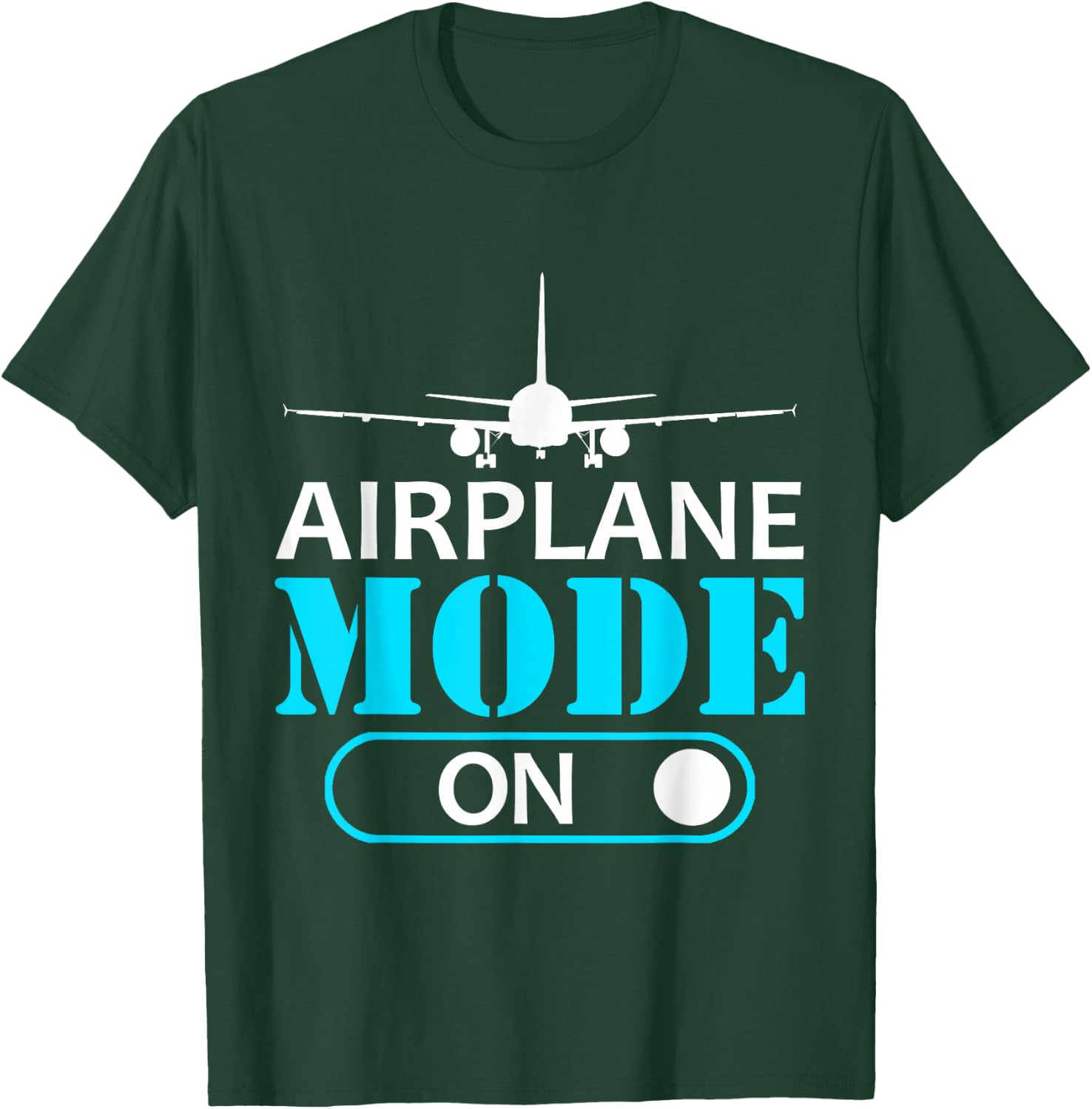 Aircraft Mode One Aviator Aeroplane Pilot T-Shirt - T-Shirt | Forest