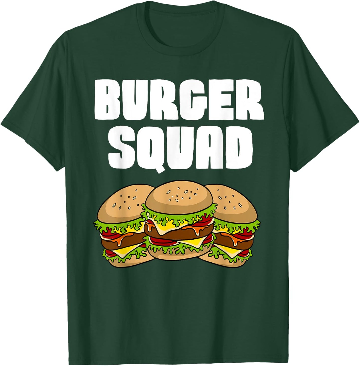 Funny Burger Art Women Hamburger Cheeseburger Lover T-Shirt - T-Shirt | Forest