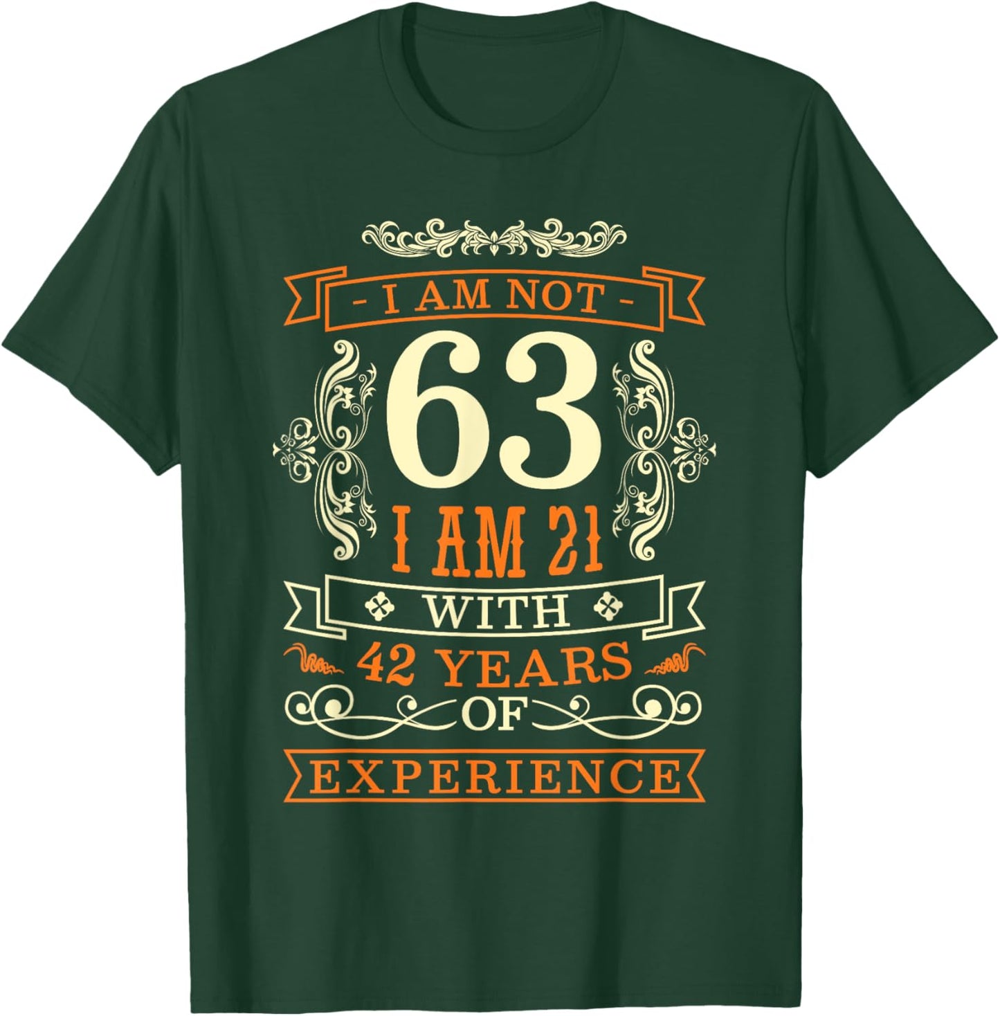 63rd Birthday Man Woman 63 Year Old Gift T-Shirt - T-Shirt | Forest