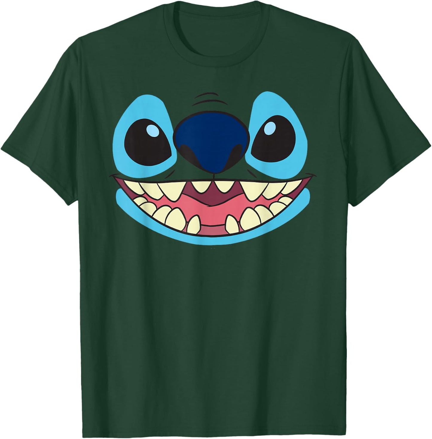 Disney Lilo & Stitch Big Face Stitch T-Shirt - T-Shirt | Forest