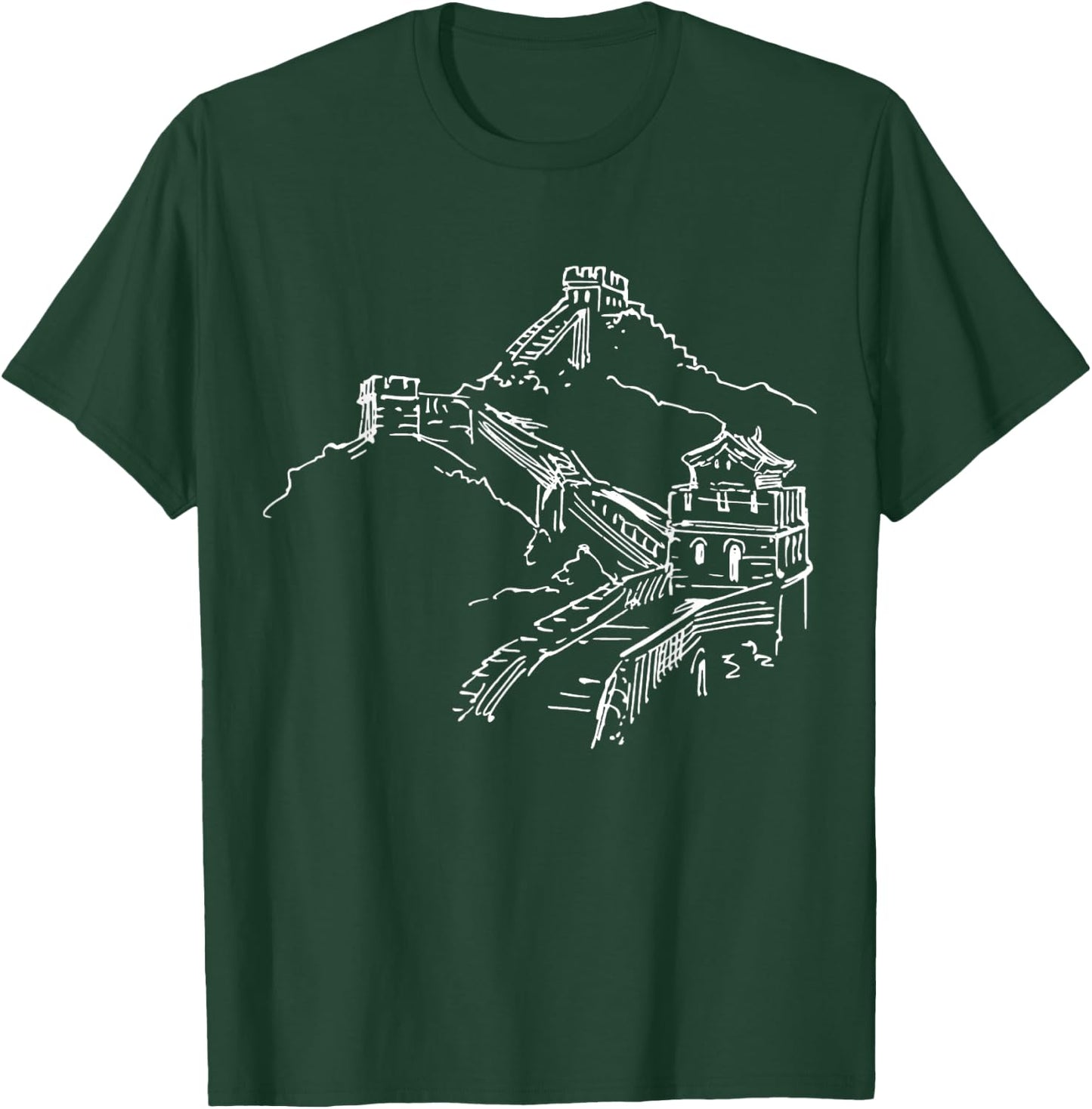 A Great Wall in China T-Shirt - T-Shirt | Forest