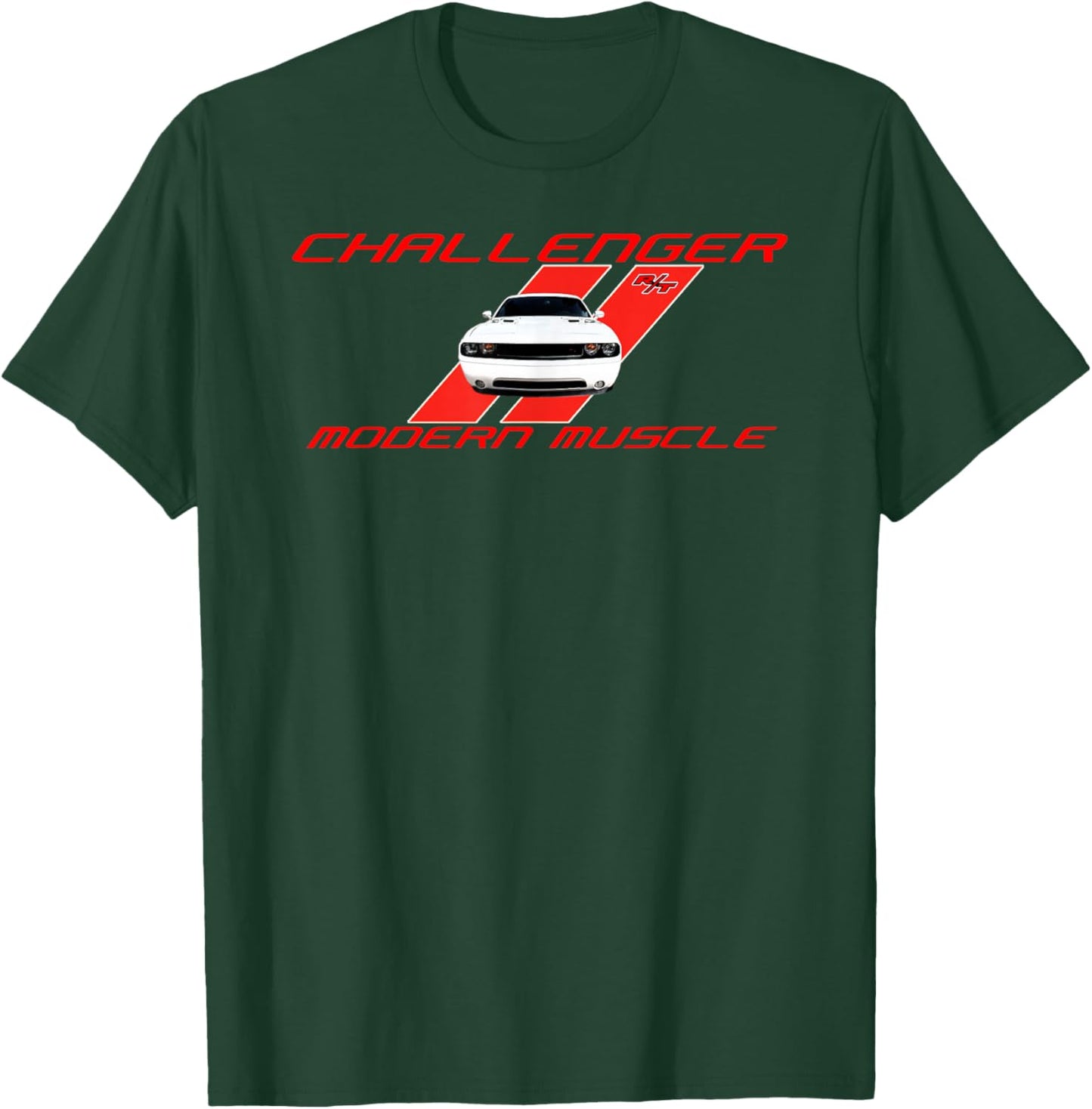 Dodge Challenger RT Modern Muscle T-Shirt - T-Shirt | Forest