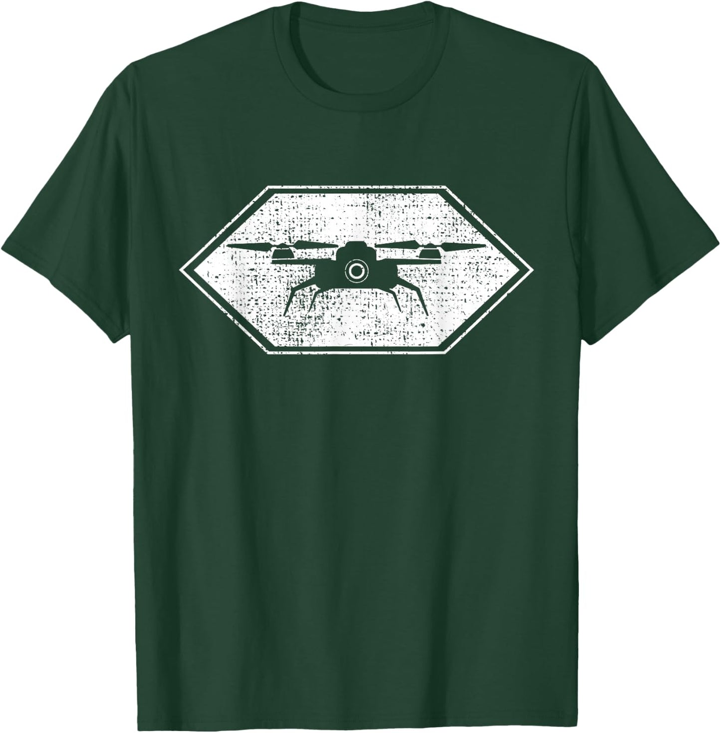 Flying Drone Quadcopter Pilot RC FPV Gift T-Shirt - T-Shirt | Forest