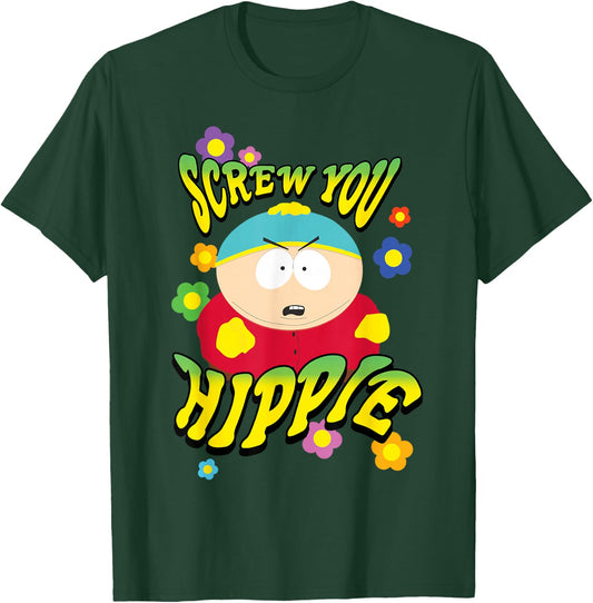 South Park Screw You Hippie Eric Cartman T-Shirt - T-Shirt | Forest
